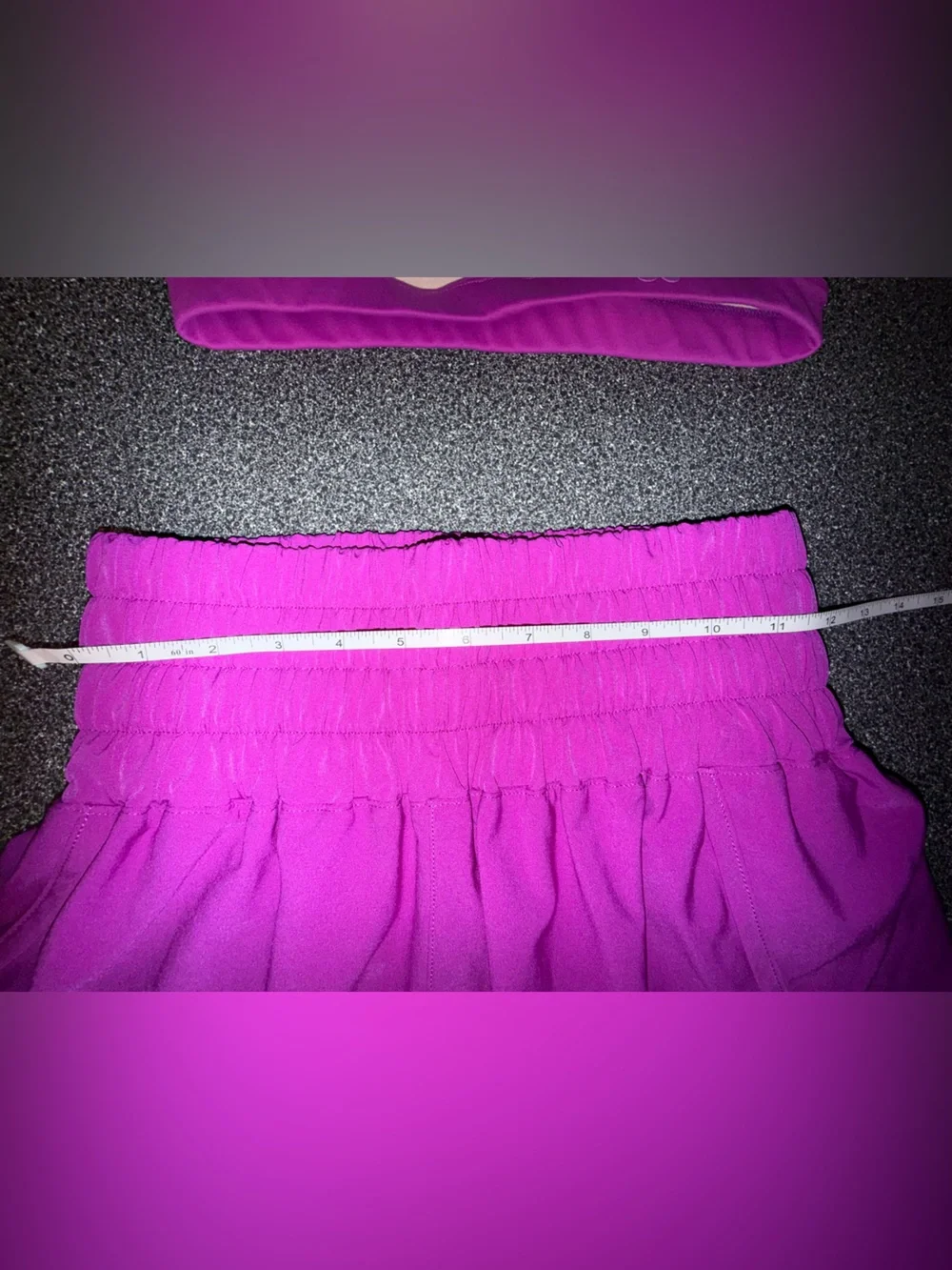 Jo & Jax Dance Set Top and Skirt-Shorts Set in Bright Fuchsia Size Adult Small